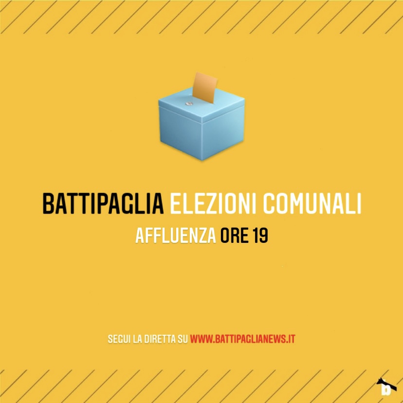 Elezioni Comunali 2021 l’affluenza a Battipaglia alle ore 19